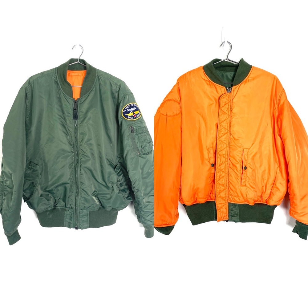 VTG Alpha Industries Reversible MA-1 Flight Bomber - Picture 1 of 13